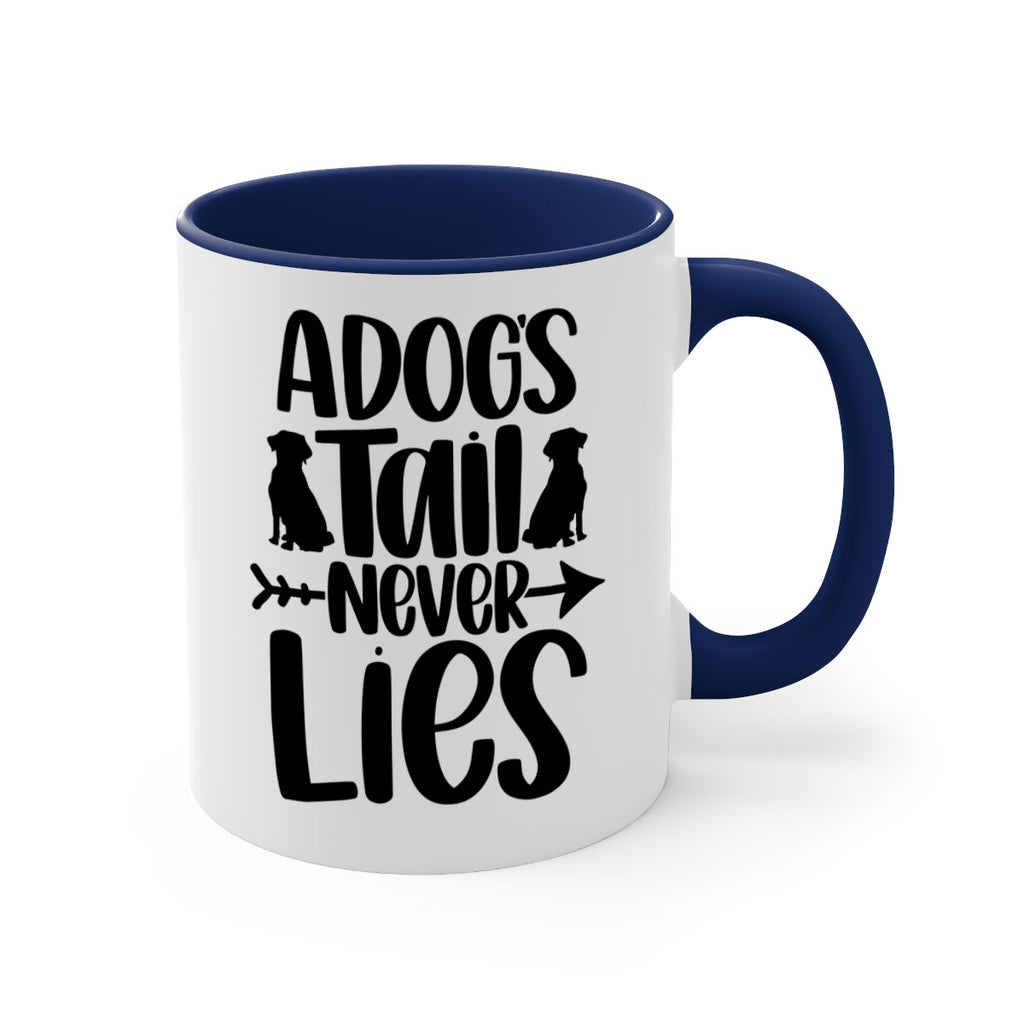 A Dogs Tail Never Lies Style 37#- Dog-Mug / Coffee Cup