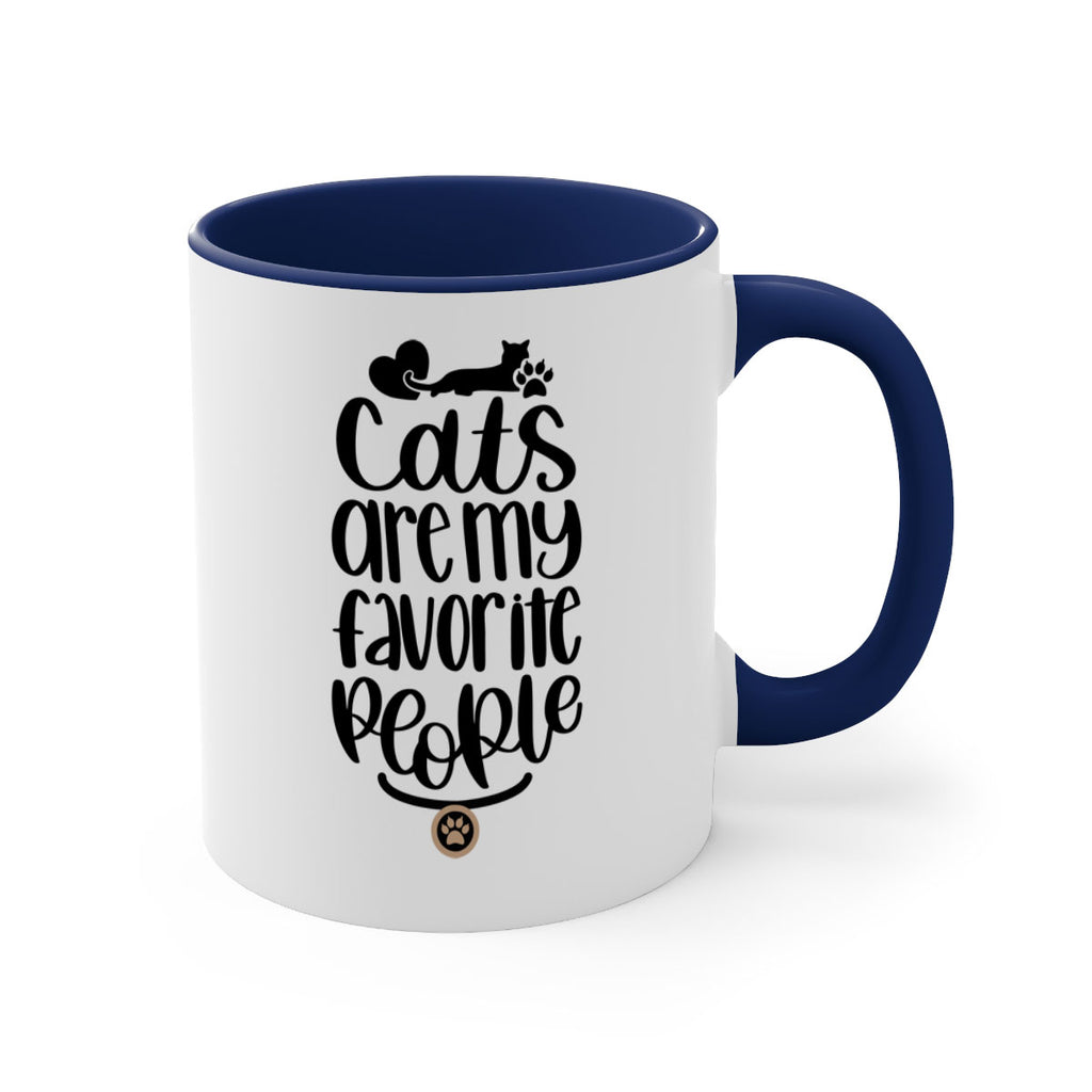 Cats Are My Favorite People Style 89#- cat-Mug / Coffee Cup