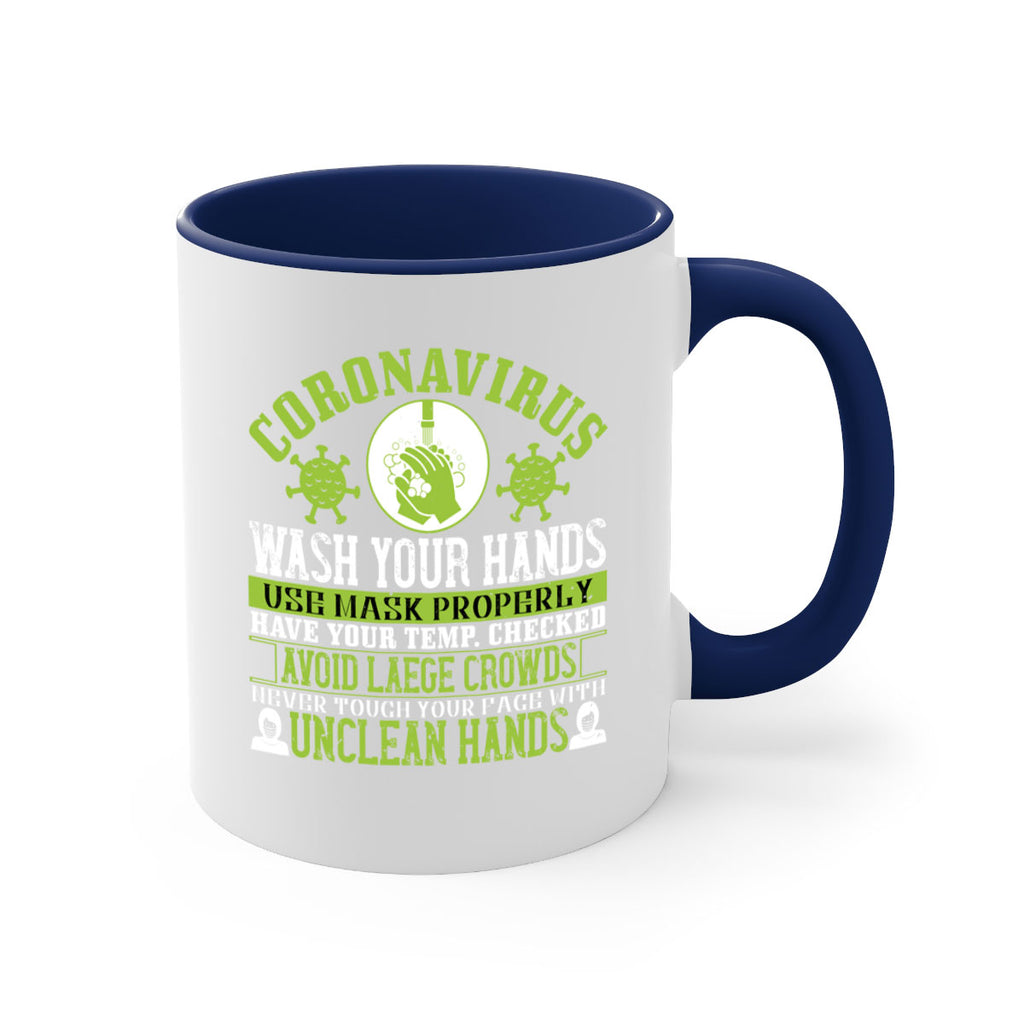 Coronavirus Wash Your Hands Use Style 1#- corona virus-Mug / Coffee Cup