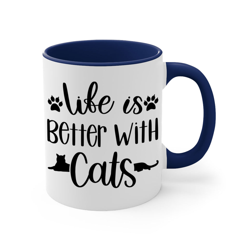 Life Is Better With A Cats Style 99#- cat-Mug / Coffee Cup