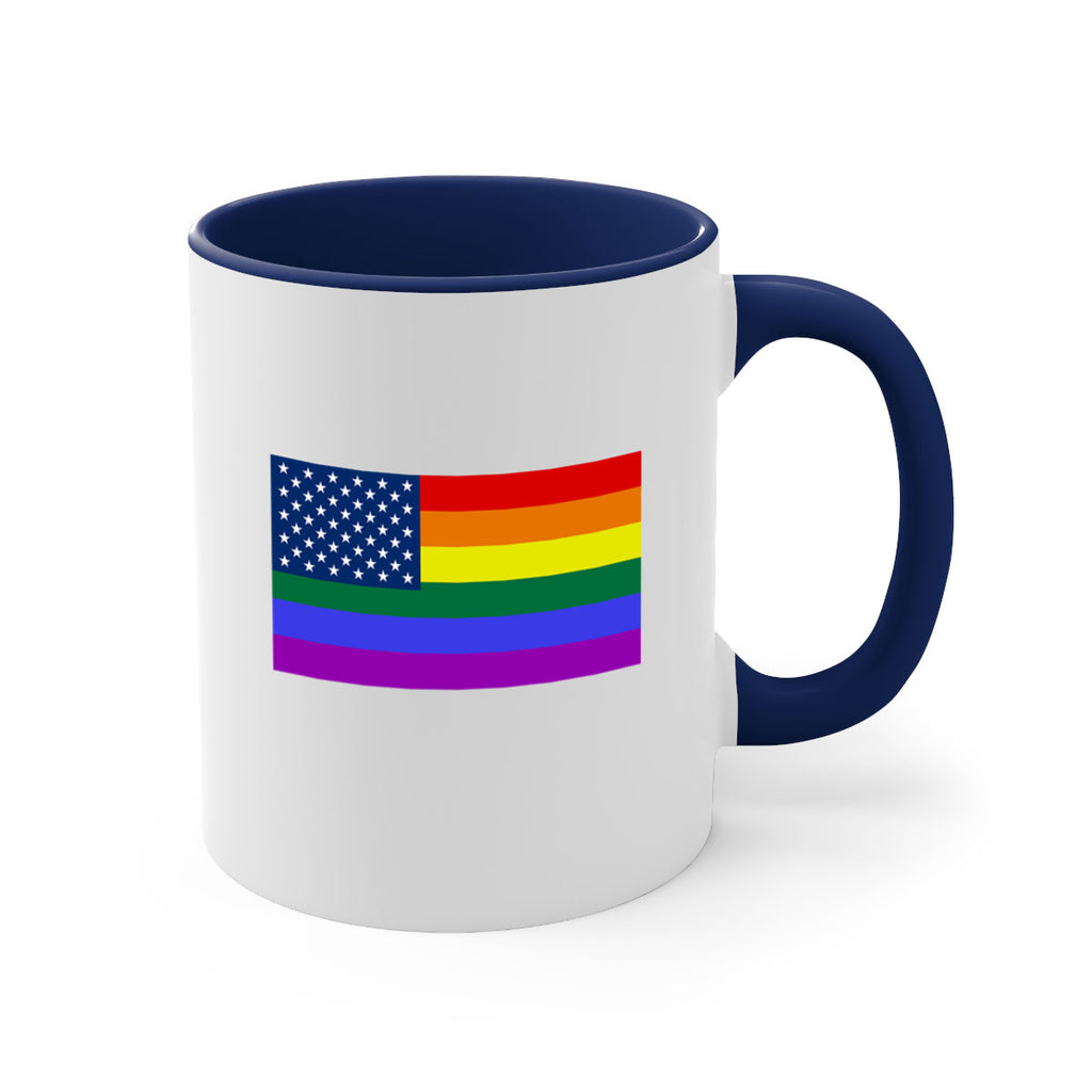 Rainbow american flag 11#- lgbt-Mug / Coffee Cup