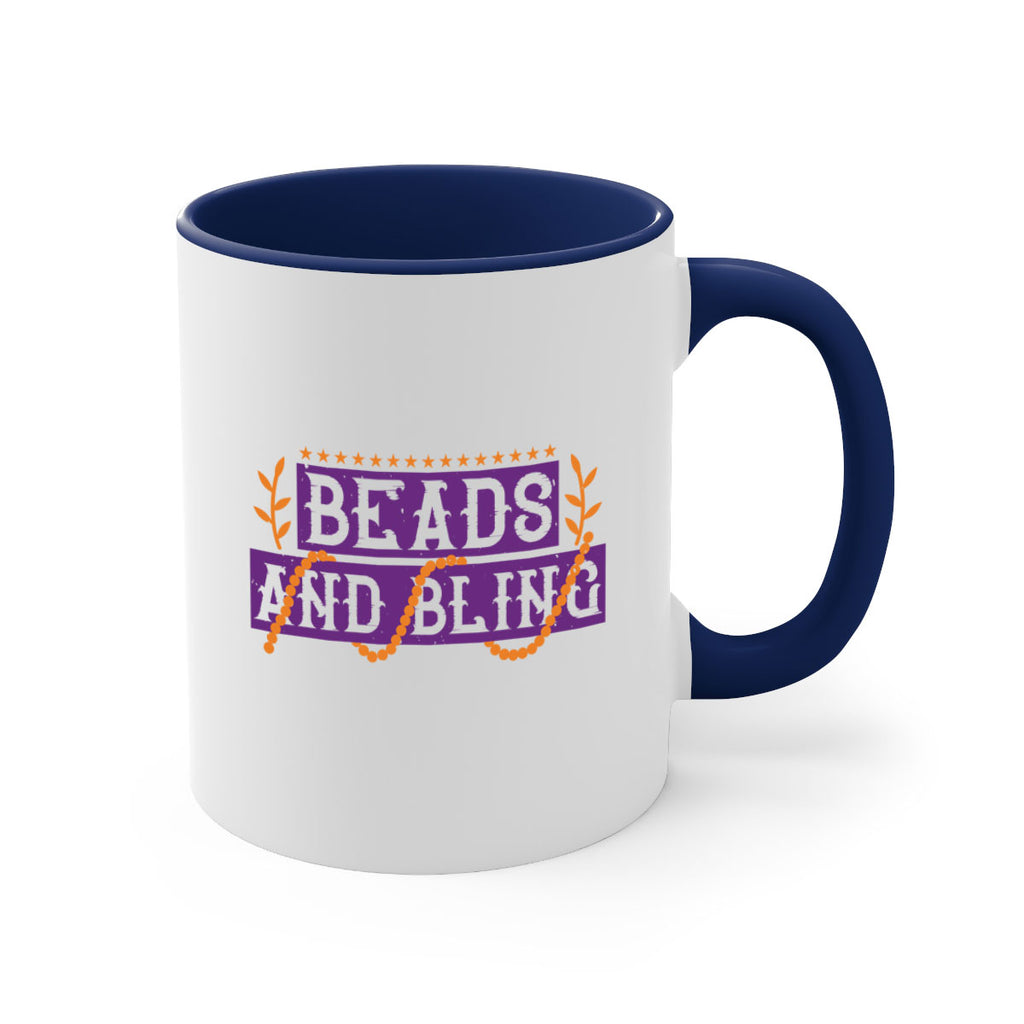 beads and bling 40#- mardi gras-Mug / Coffee Cup
