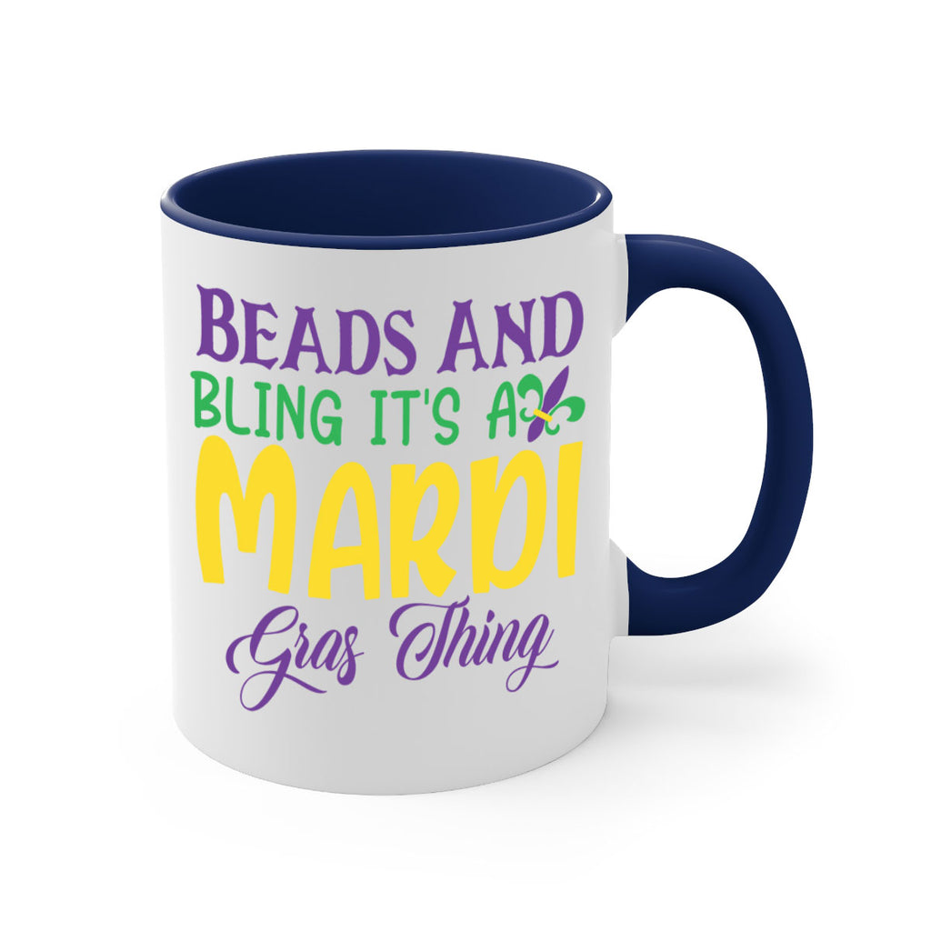 beads and bling its a mardi gras thing 86#- mardi gras-Mug / Coffee Cup