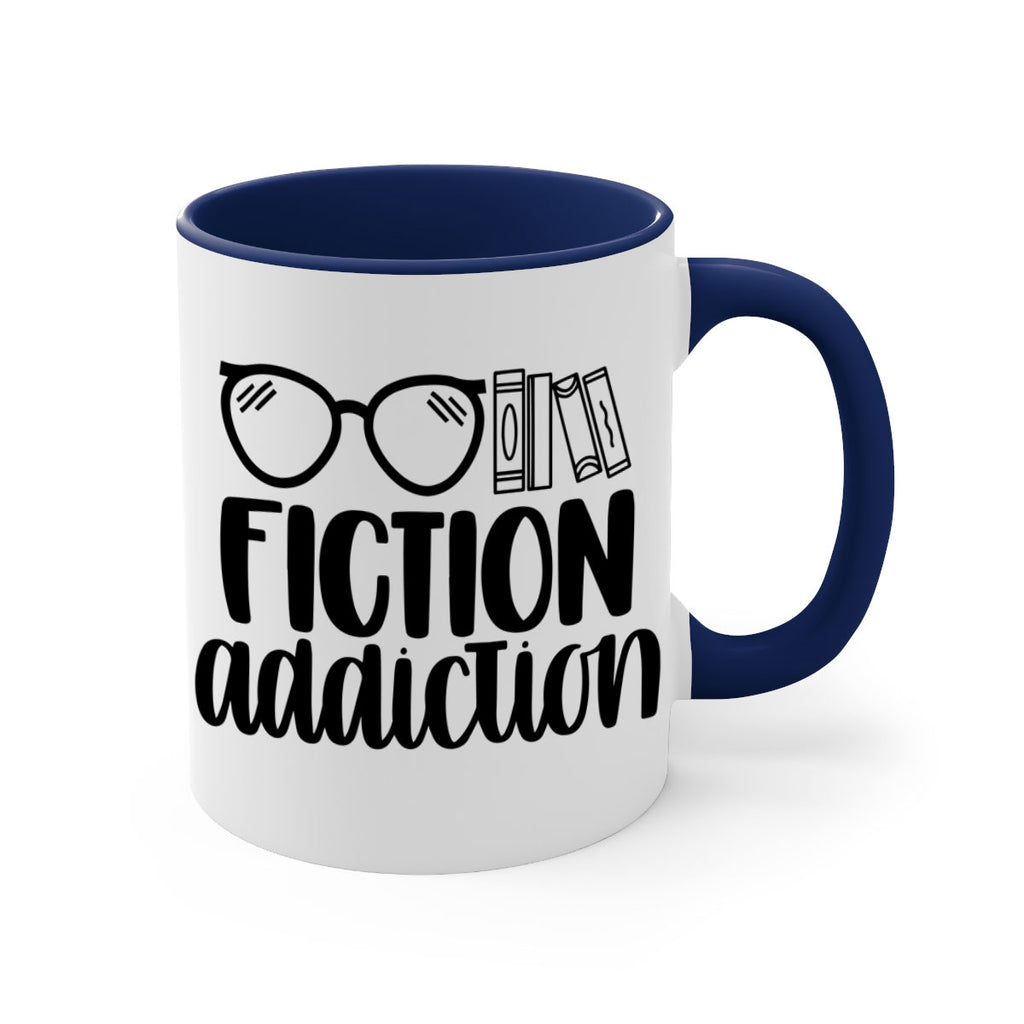 fiction addiction 40#- Reading - Books-Mug / Coffee Cup