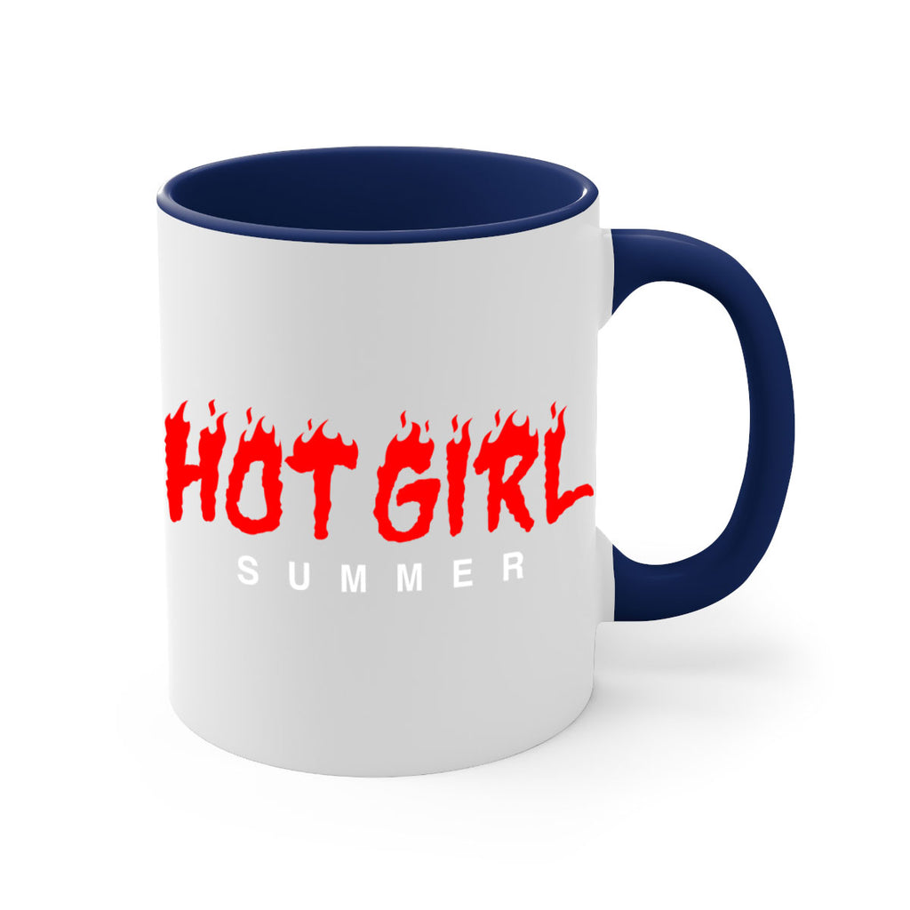 hot girl  summer fire 124#- black words - phrases-Mug / Coffee Cup