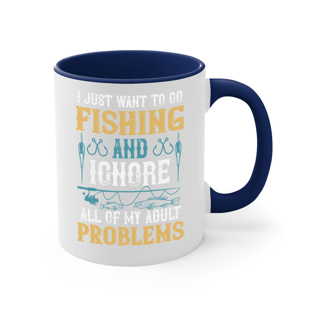 i just want to go fishing and ignore all of my adult 108#- fishing-Mug / Coffee Cup