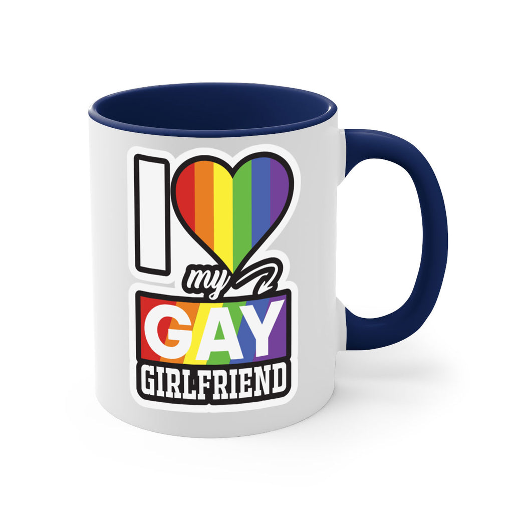i love my gay girlfriend lgbt 126#- lgbt-Mug / Coffee Cup