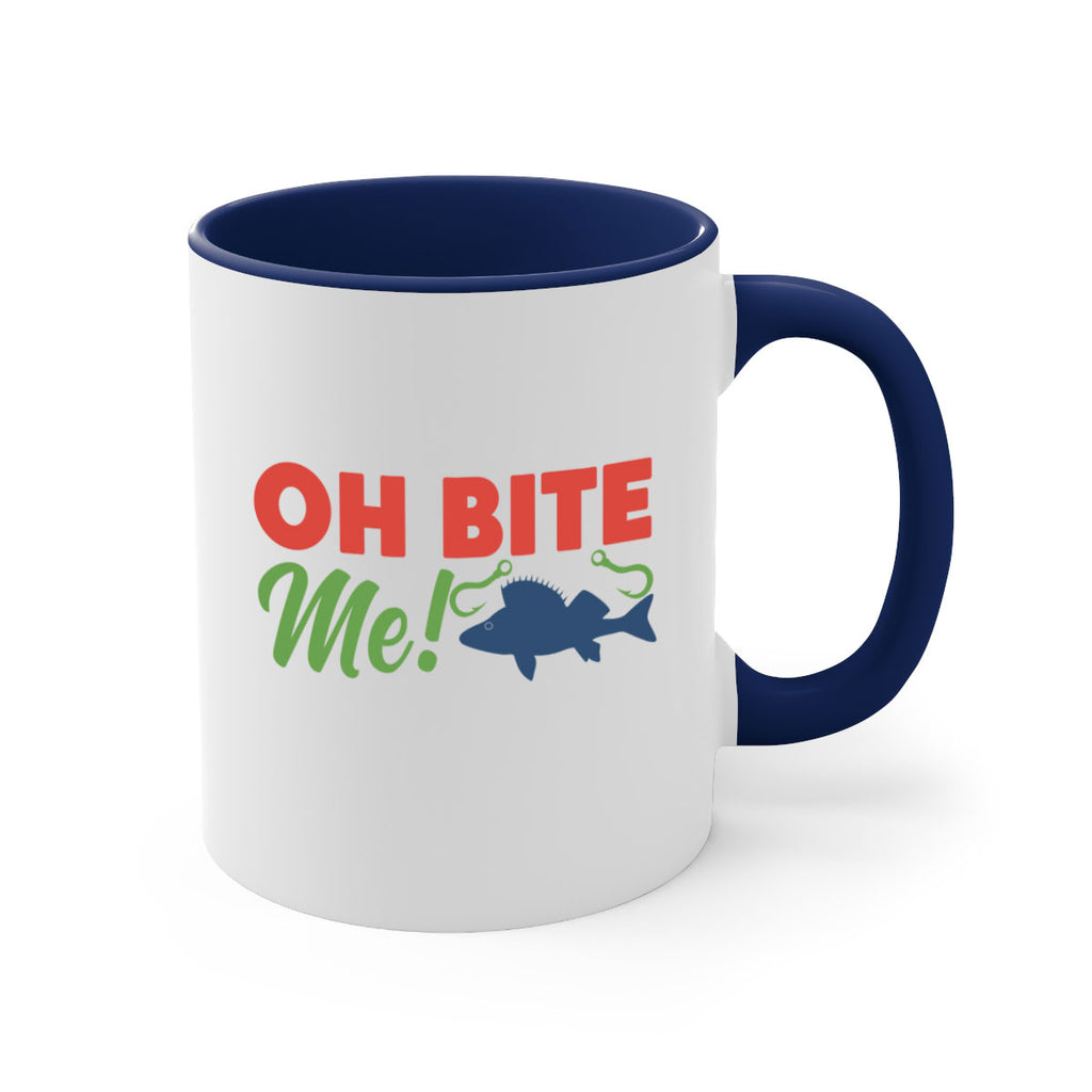 oh bite me 202#- fishing-Mug / Coffee Cup