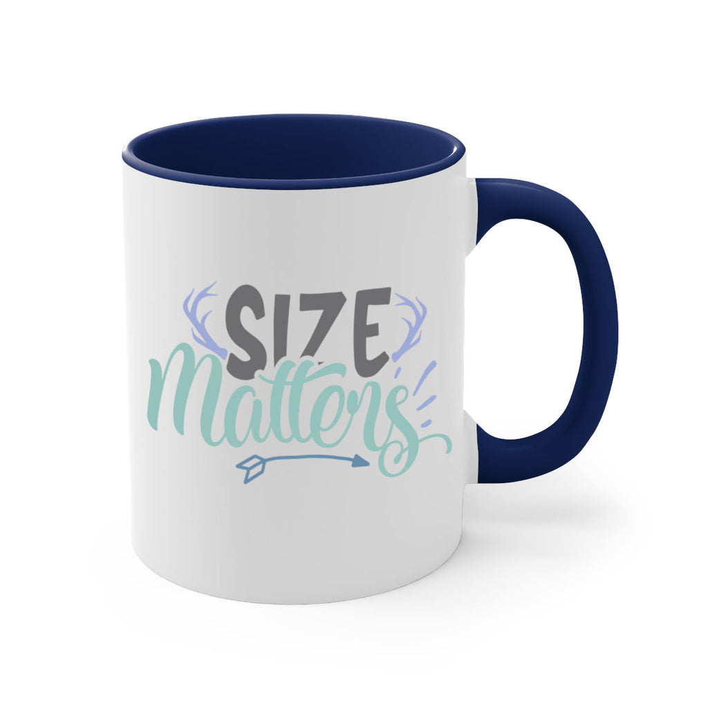 size matters 195#- fishing-Mug / Coffee Cup