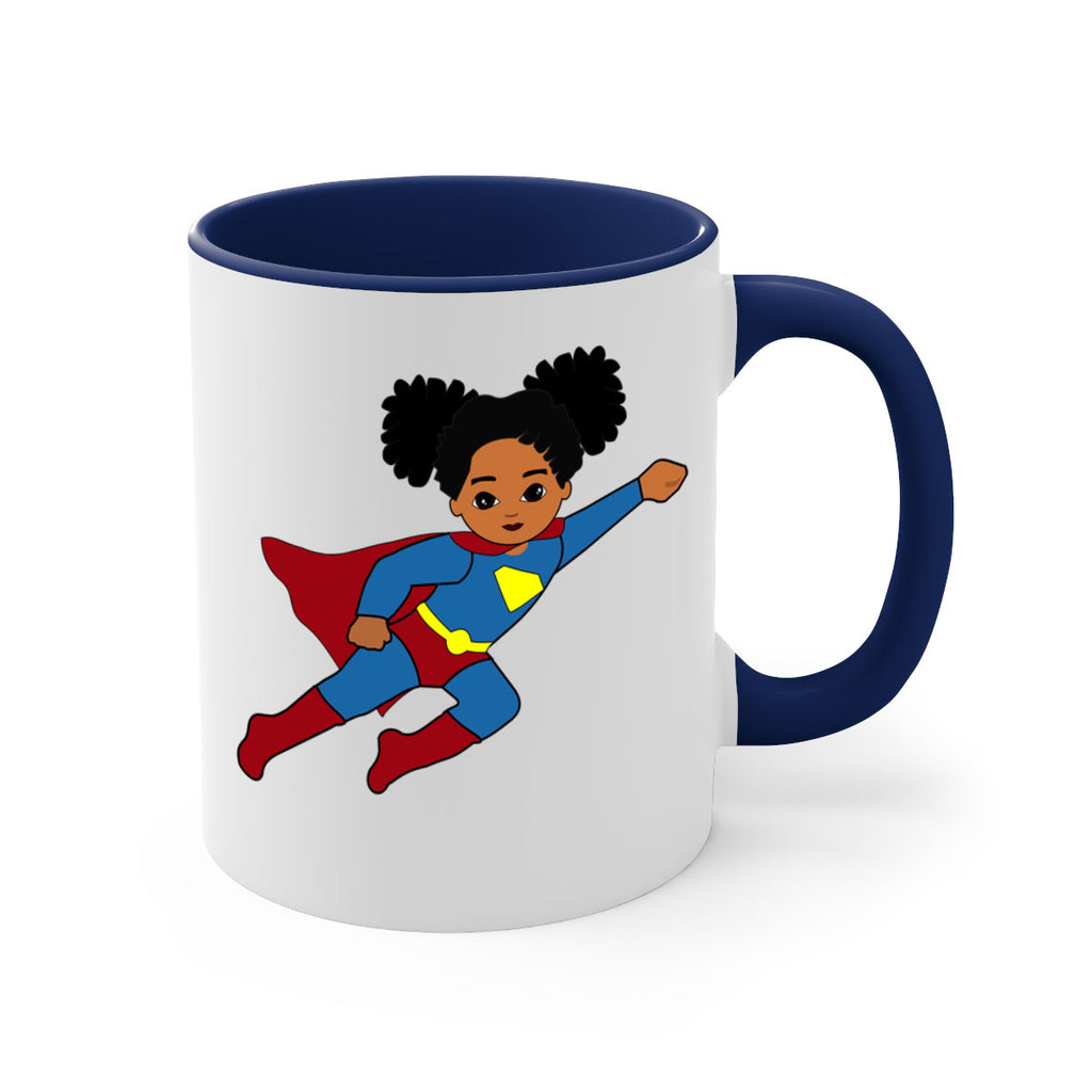 super kids girl 3#- Black women - Girls-Mug / Coffee Cup