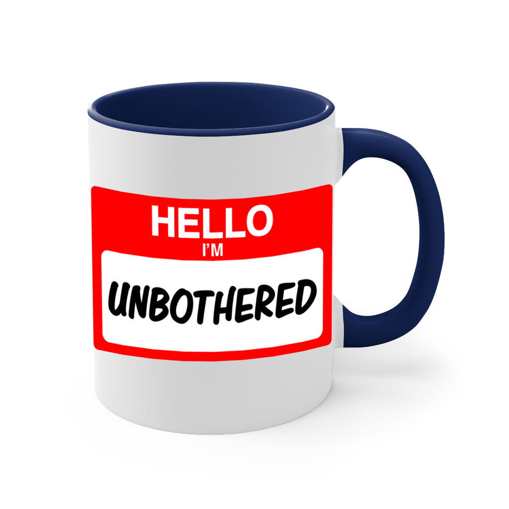 unbothered 14#- black words - phrases-Mug / Coffee Cup