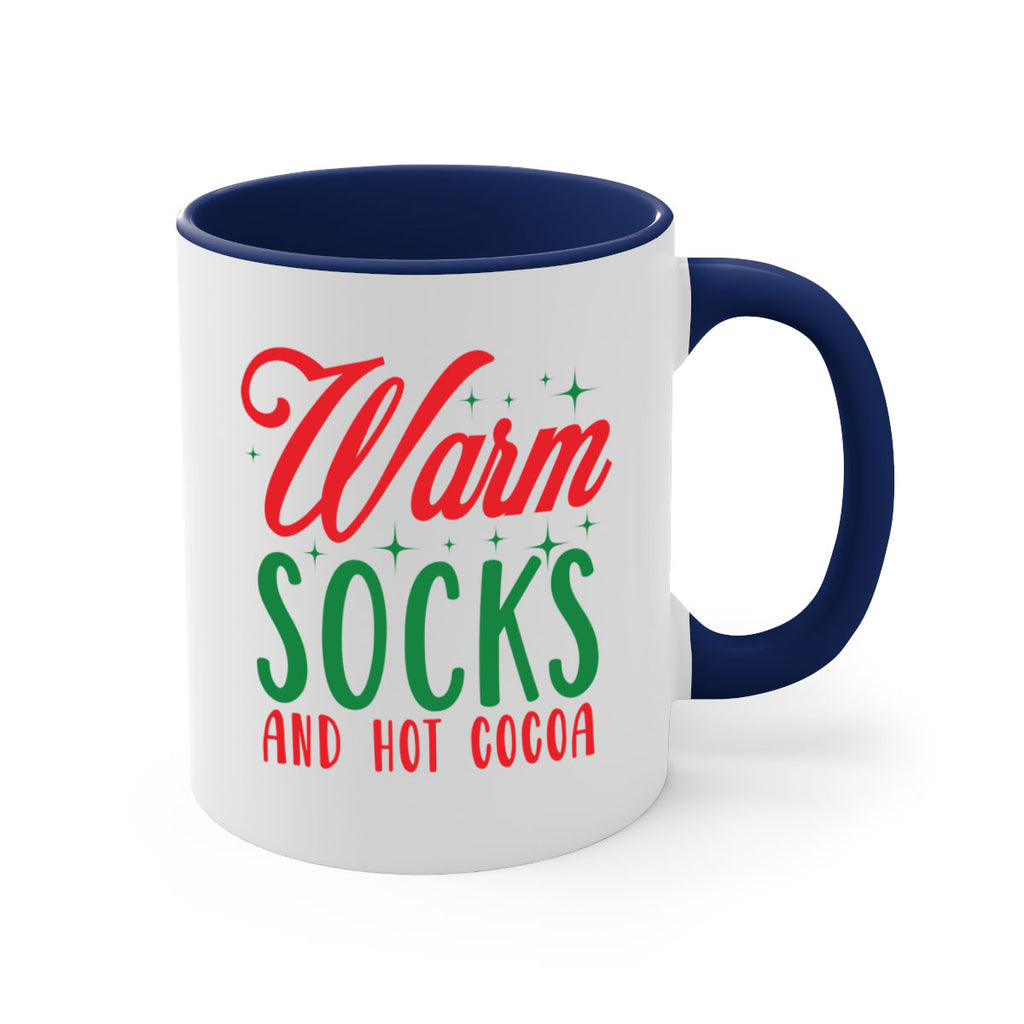 warm socks and hot cocoa style 1226#- christmas-Mug / Coffee Cup