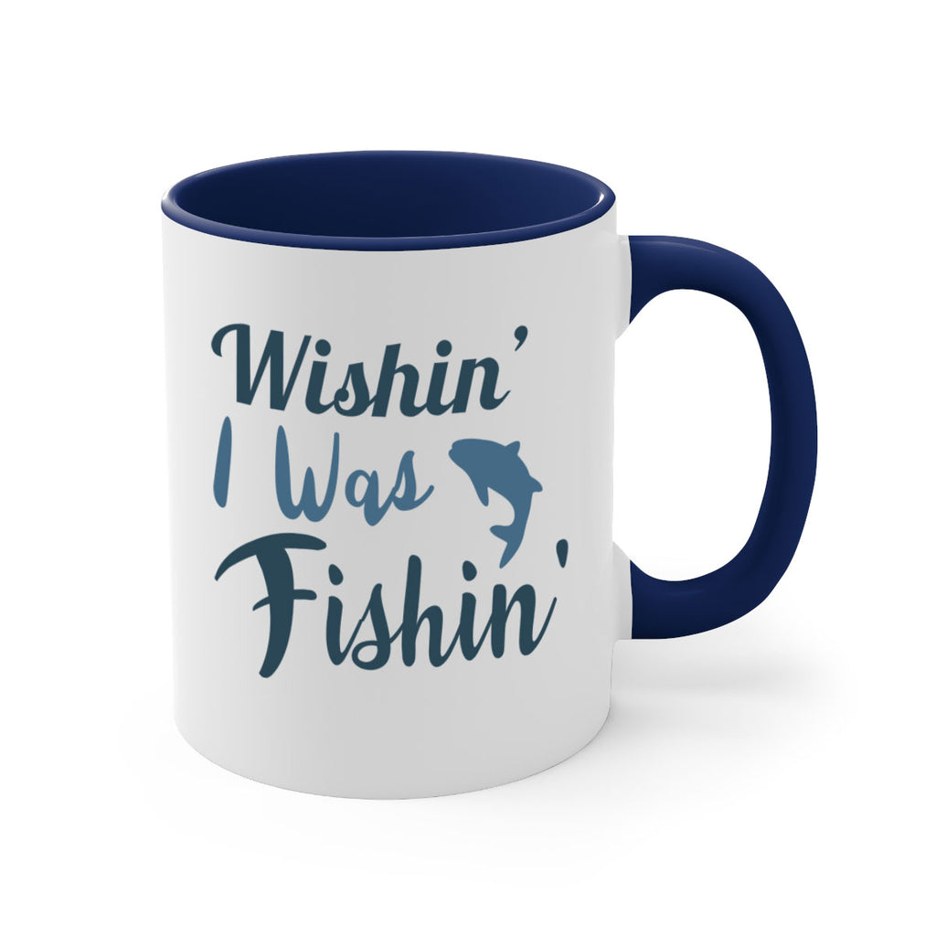 wishin i was fishin 13#- fishing-Mug / Coffee Cup