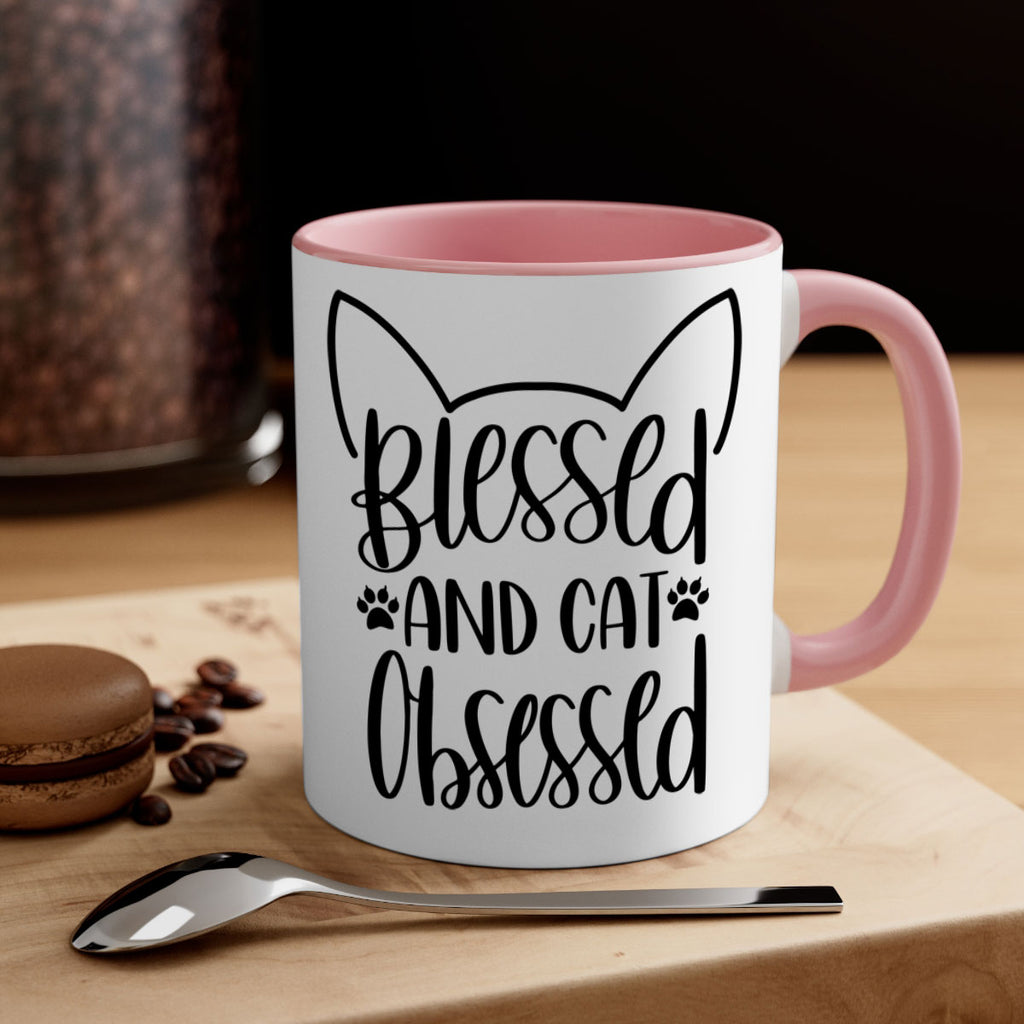 Blessed And Cat Obsessed Style 79#- cat-Mug / Coffee Cup
