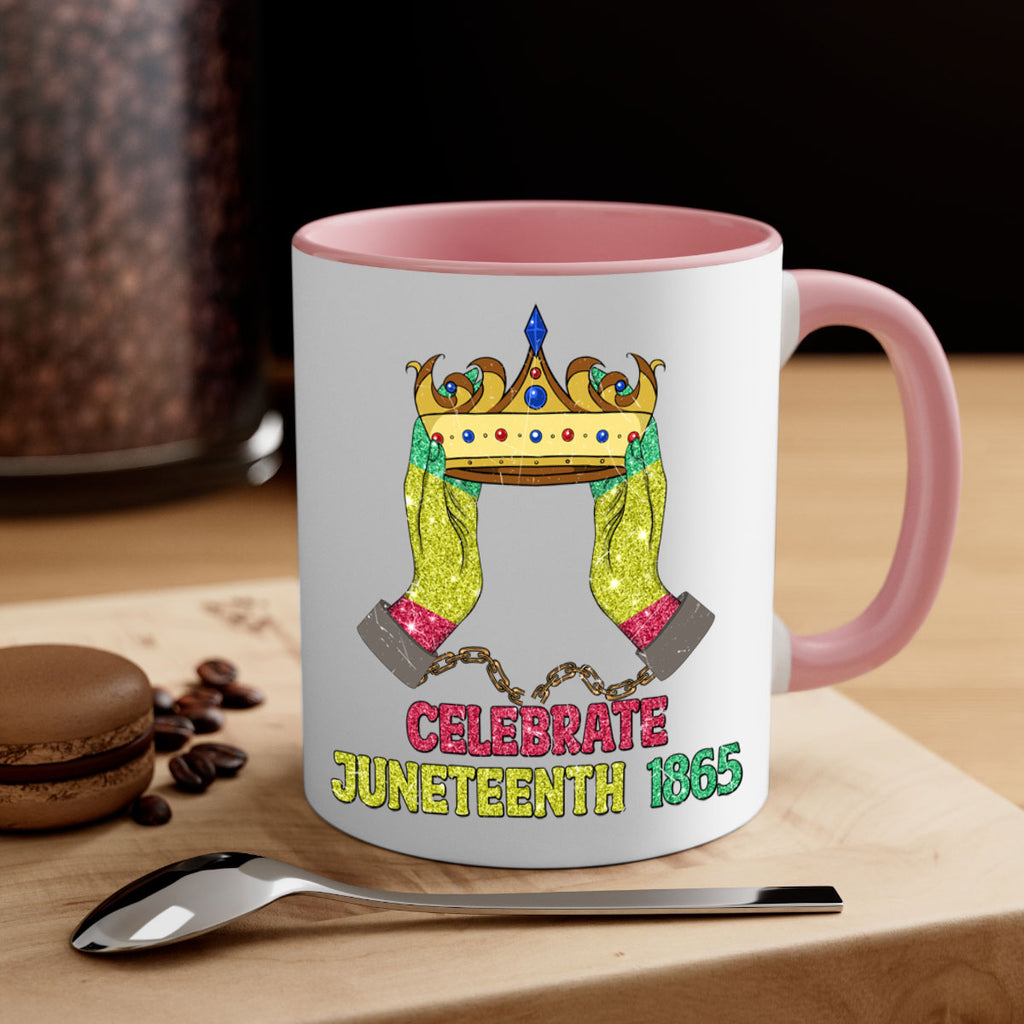 Celebrate Juneteenth 1865 Crown Designs 2#- juneteenth-Mug / Coffee Cup