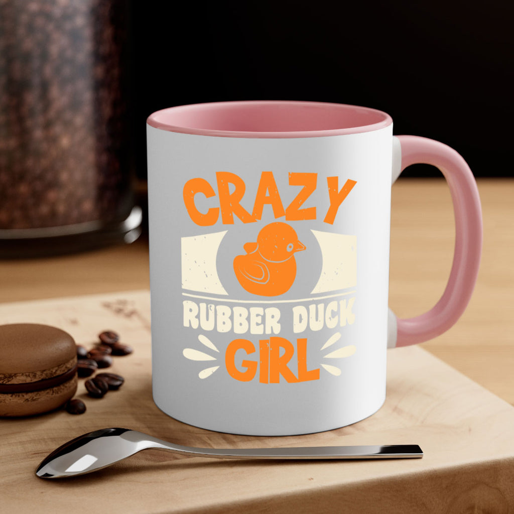 Crazy Rubber Duck Girl Style 4#- duck-Mug / Coffee Cup