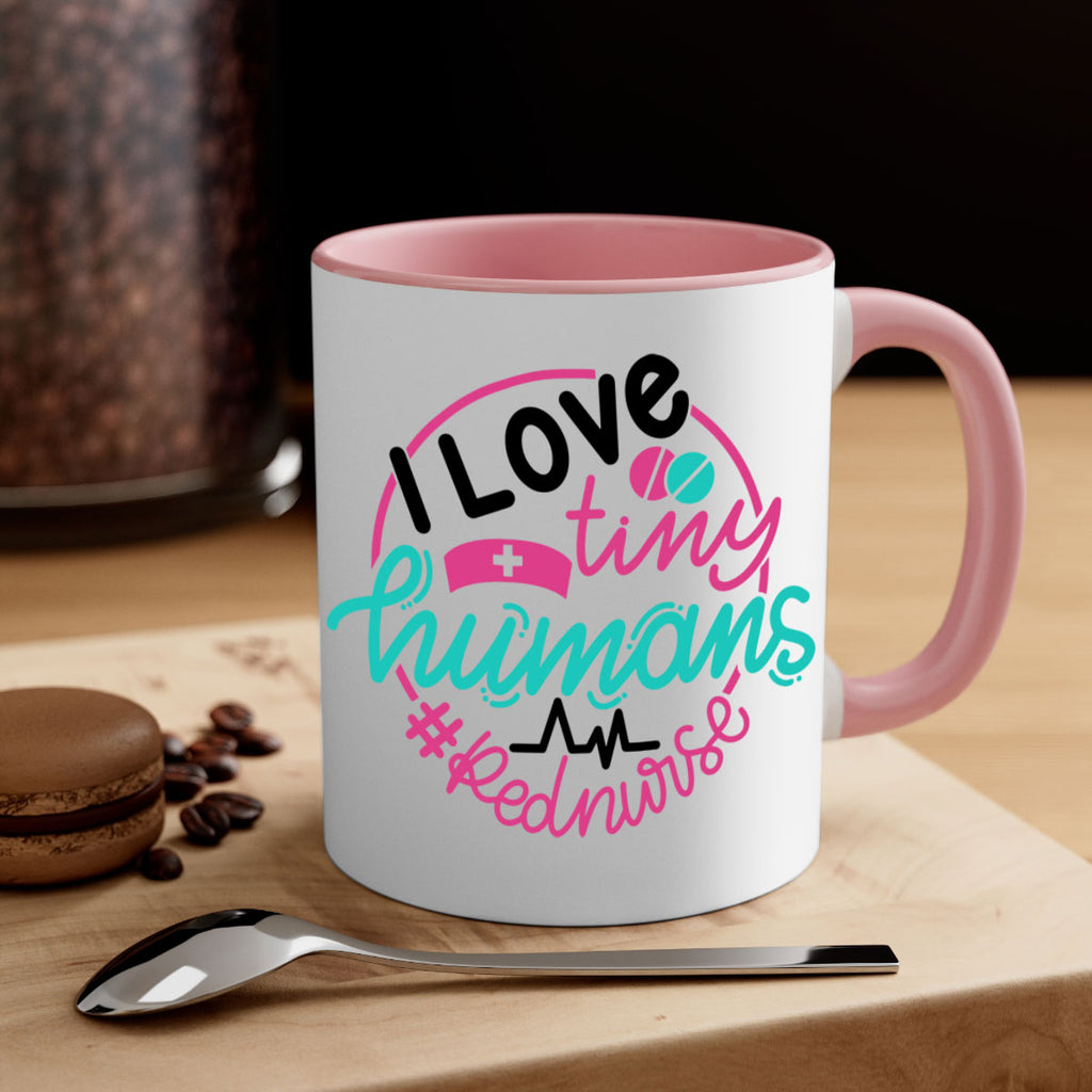 I Love Tiny Humans Red Nurse Style Style 167#- nurse-Mug / Coffee Cup