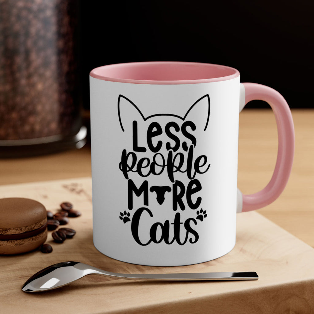 Less People More Cats Style 97#- cat-Mug / Coffee Cup