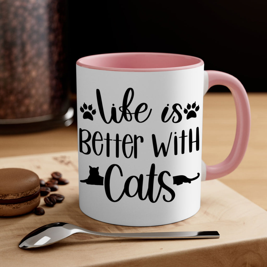 Life Is Better With A Cats Style 99#- cat-Mug / Coffee Cup