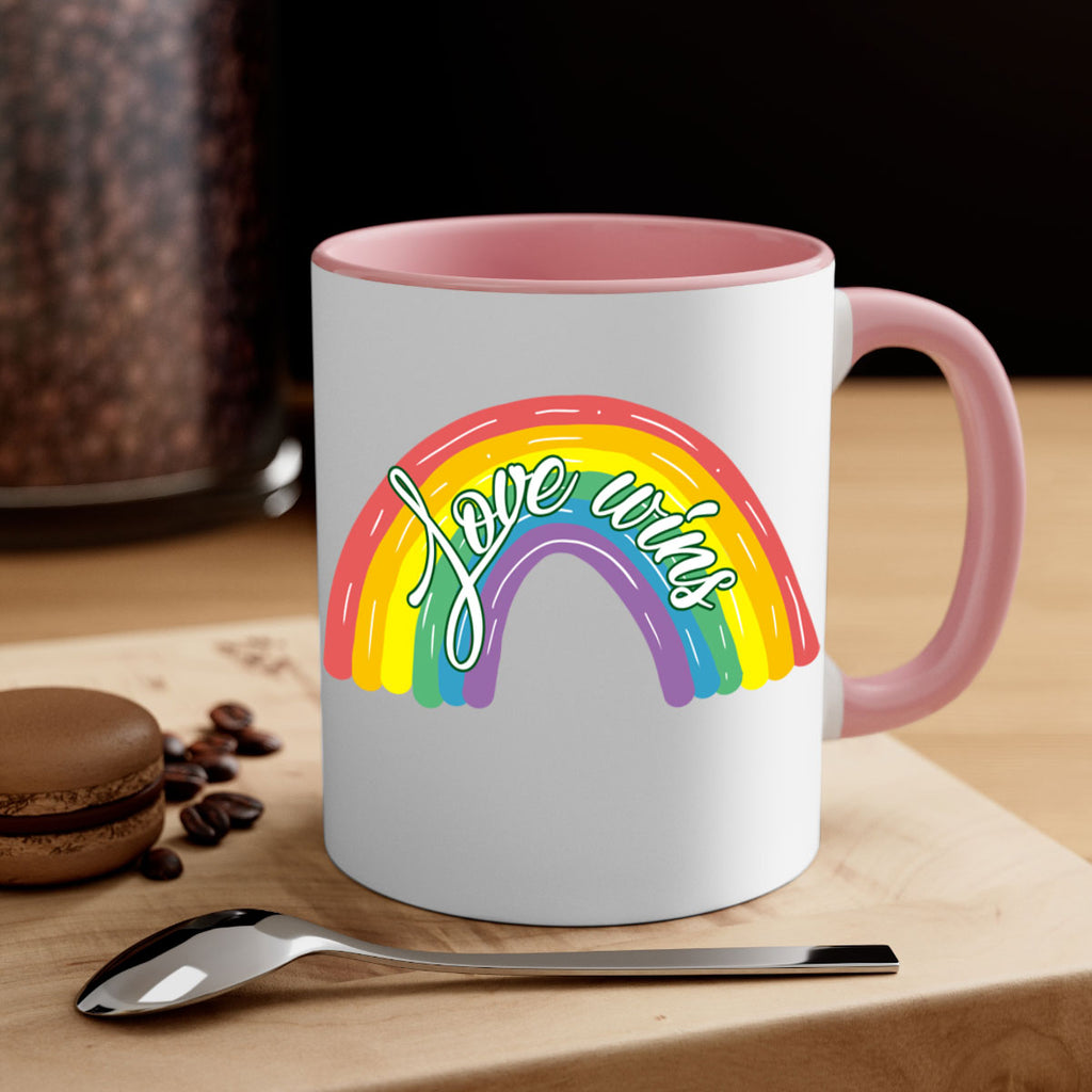 Love Wins Rainbow Lgbt Pride Png 28#- lgbt-Mug / Coffee Cup
