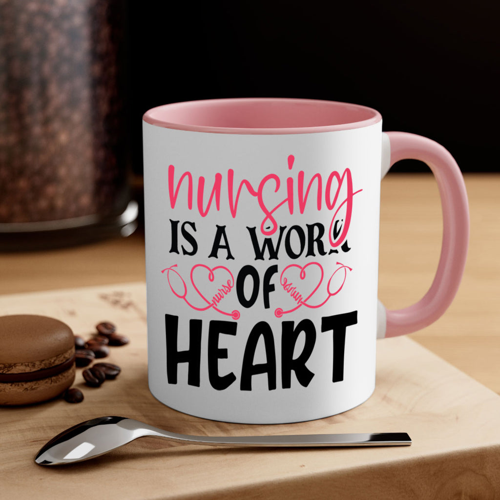 Nursing is a work of heart Style Style 70#- nurse-Mug / Coffee Cup