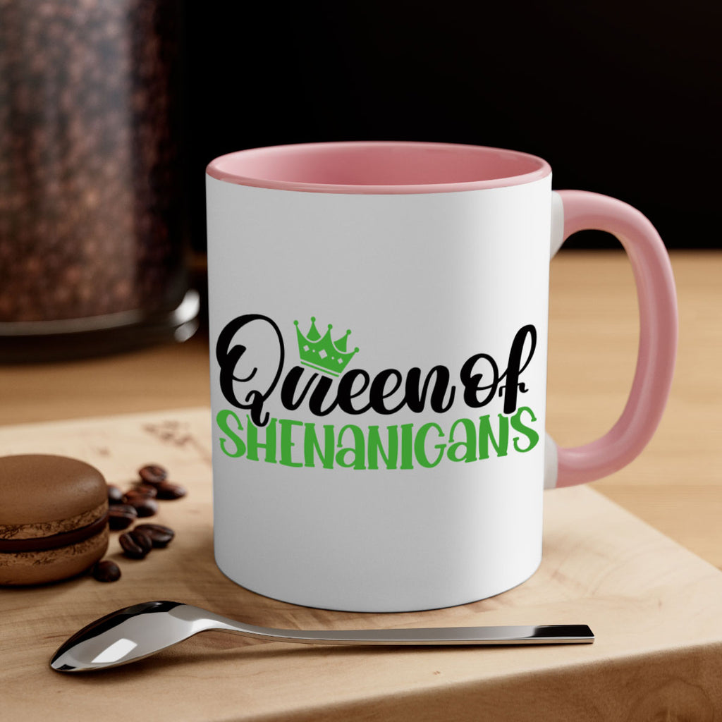 Queen Of Shenanigans Style 36#- St Patricks Day-Mug / Coffee Cup