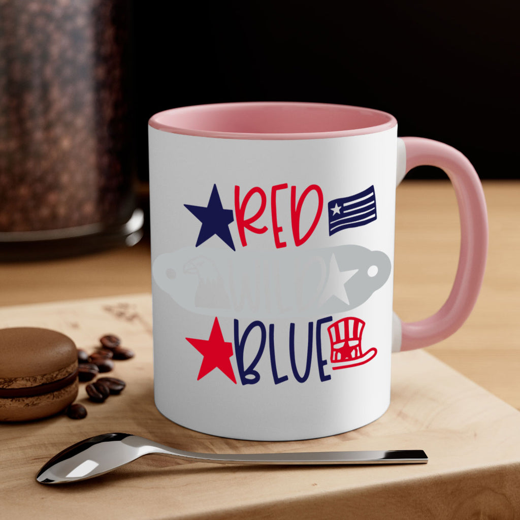 Red Wild Blue Style 171#- 4th Of July-Mug / Coffee Cup