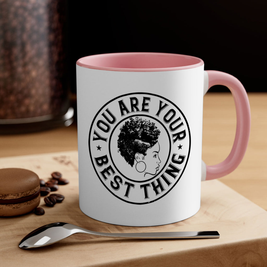 You are your best thing Style 42#- Afro - Black-Mug / Coffee Cup