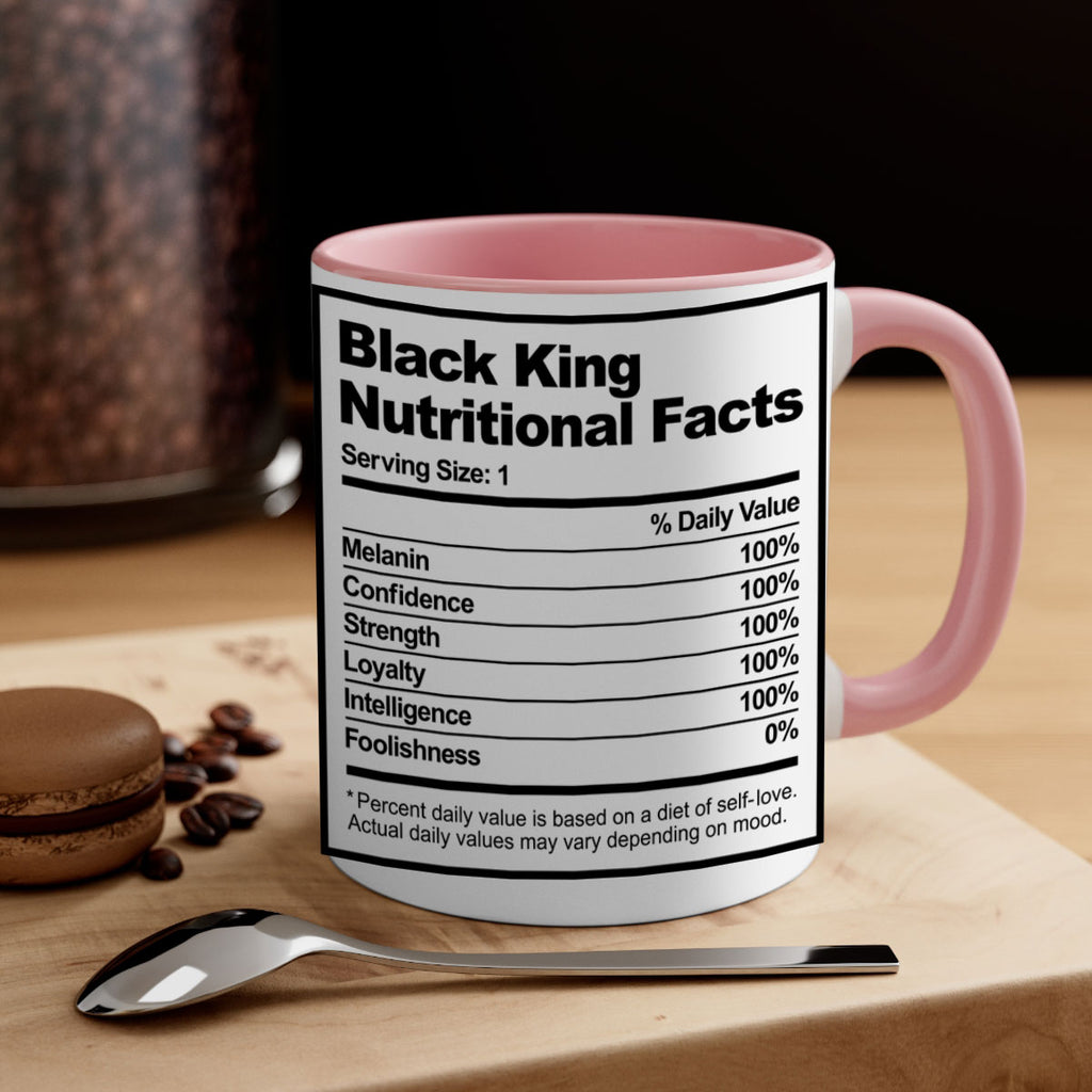 black king nutritional facts 231#- black words - phrases-Mug / Coffee Cup