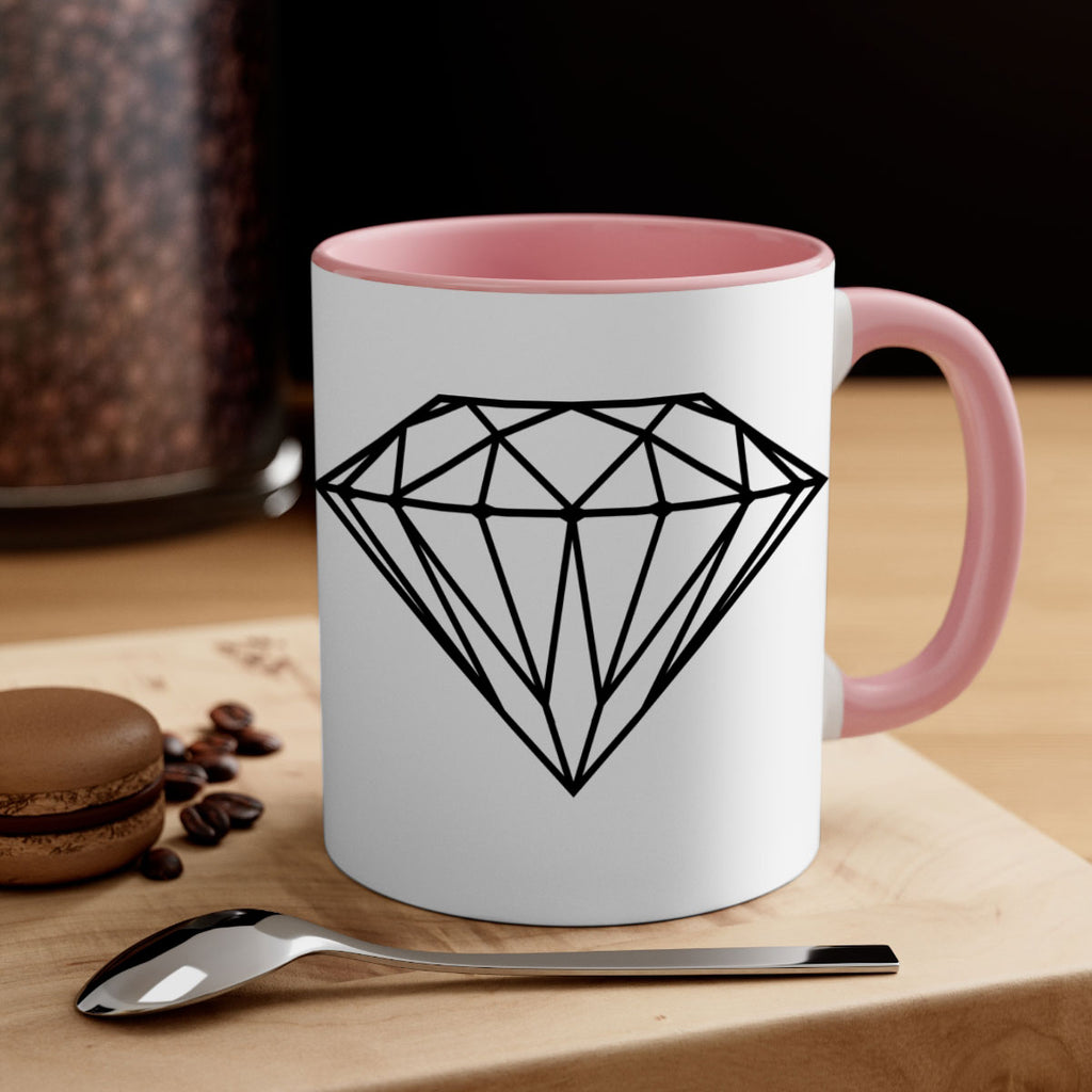 diamond 172#- black words - phrases-Mug / Coffee Cup