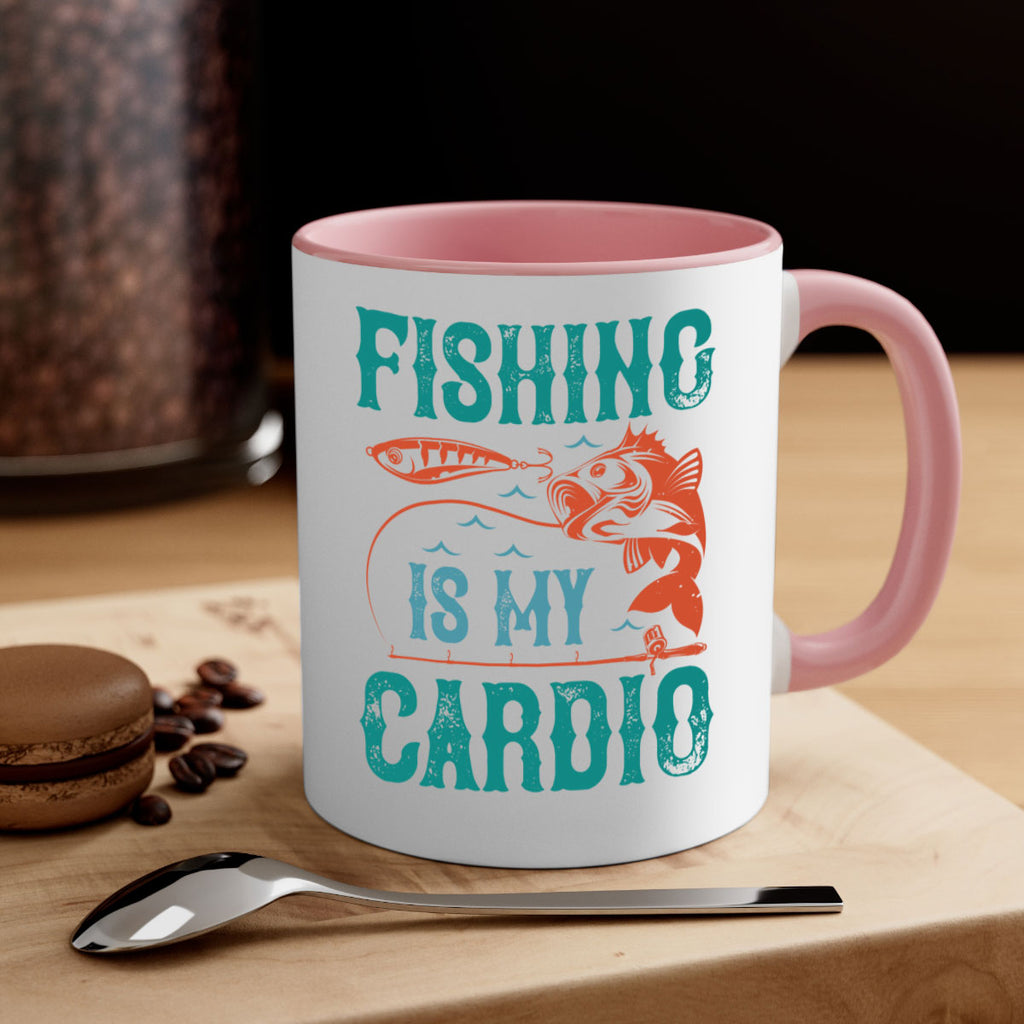 fishing is my cardio 142#- fishing-Mug / Coffee Cup