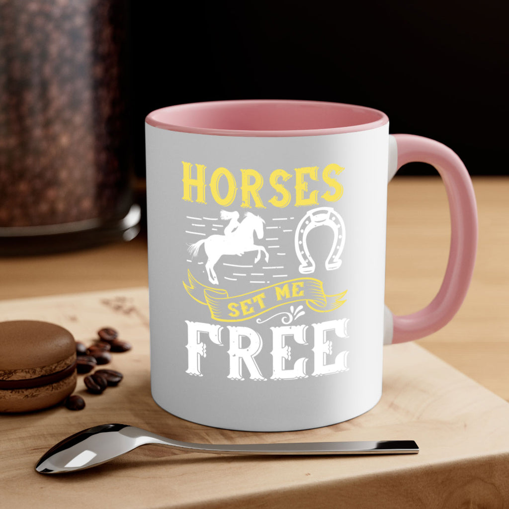 horses set me free Style 39#- horse-Mug / Coffee Cup
