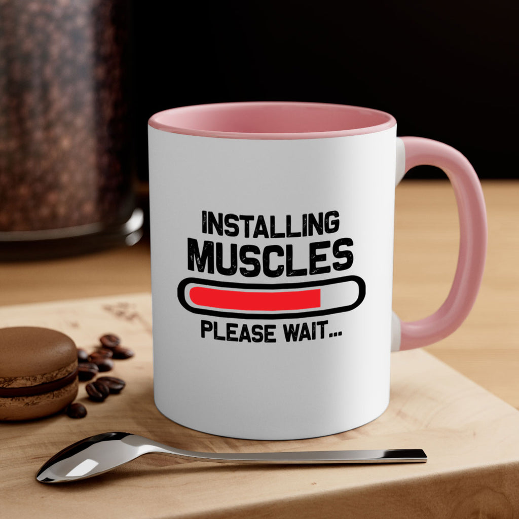 installing muscles please wait 7#- gym-Mug / Coffee Cup