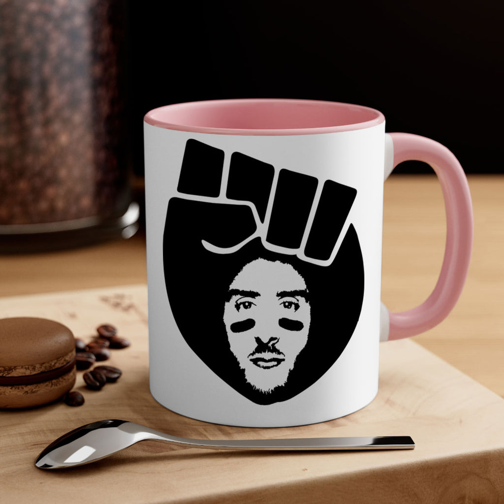 kaepernick fist hair 22#- Black men - Boys-Mug / Coffee Cup