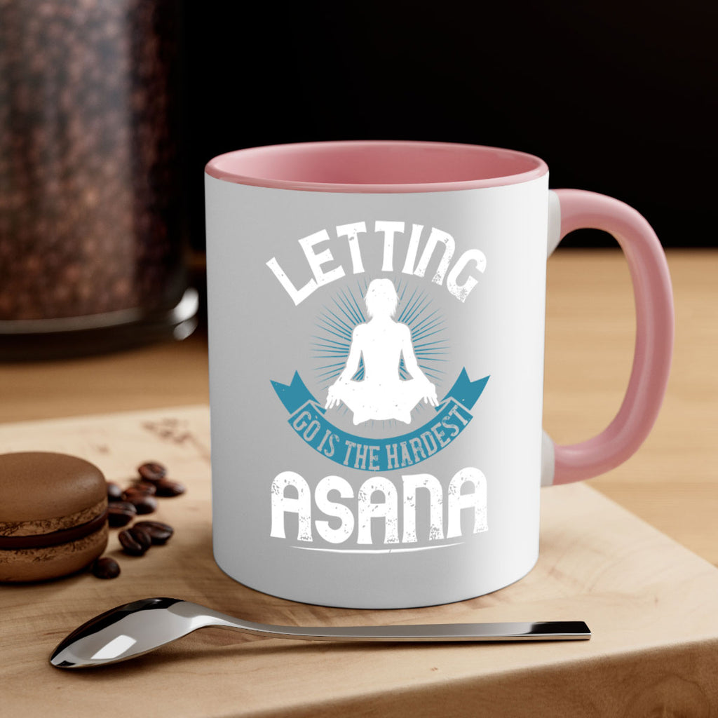 letting go is the hardest asana 74#- yoga-Mug / Coffee Cup
