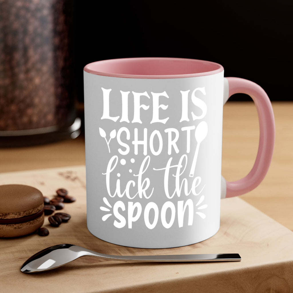 life is short lick the spoon 24#- kitchen-Mug / Coffee Cup