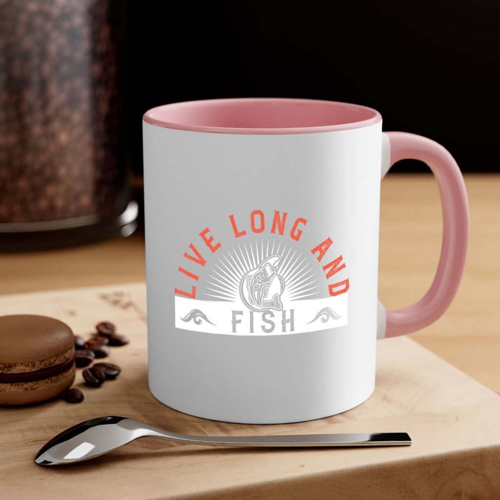 live long and fish 242#- fishing-Mug / Coffee Cup