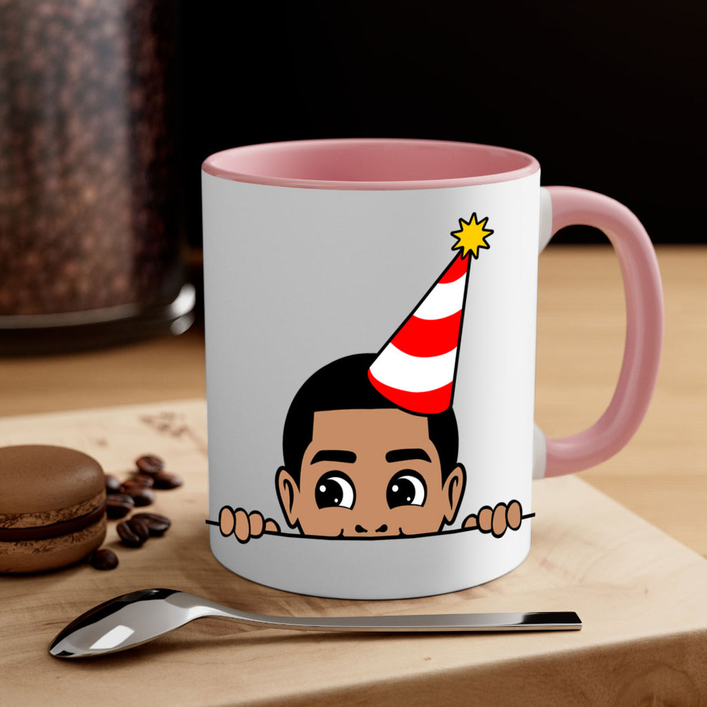 peekaboo afro birthday boy 21#- Black men - Boys-Mug / Coffee Cup