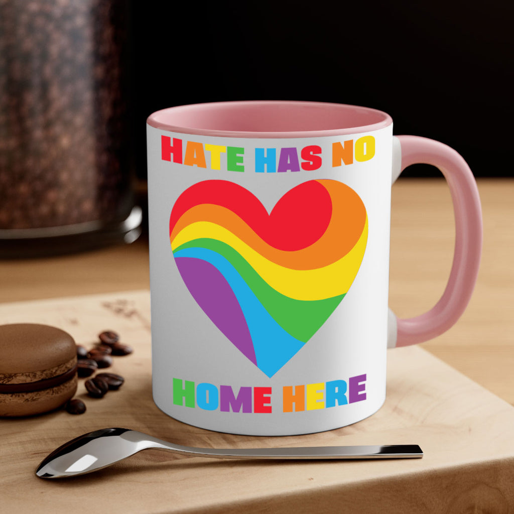 rainbow heart hate has no lgbt 30#- lgbt-Mug / Coffee Cup