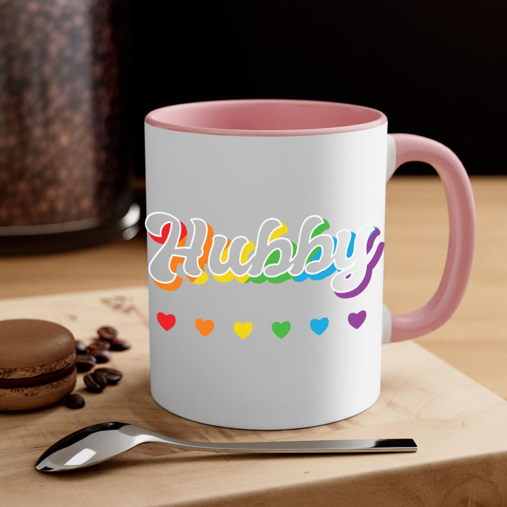rainbow hubby lgbtq pride lgbt 29#- lgbt-Mug / Coffee Cup