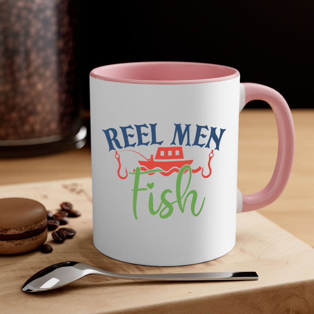 reel men fish 196#- fishing-Mug / Coffee Cup