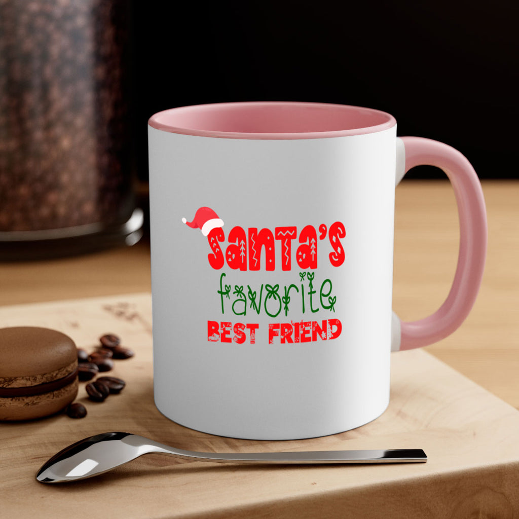 santas favorite best friend style 679#- christmas-Mug / Coffee Cup