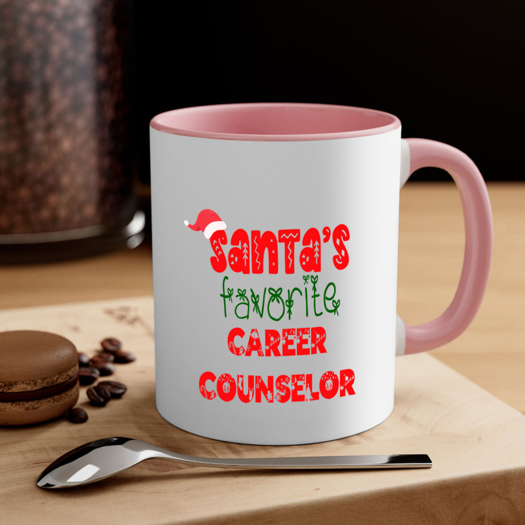 santas favorite career counselor style 698#- christmas-Mug / Coffee Cup
