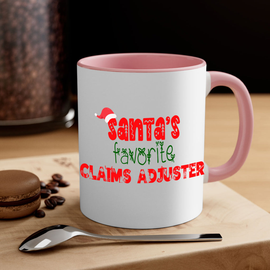 santas favorite claims adjuster style 718#- christmas-Mug / Coffee Cup