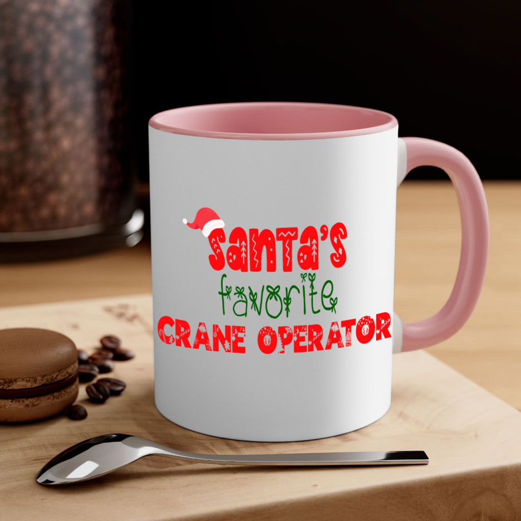 santas favorite crane operator style 753#- christmas-Mug / Coffee Cup