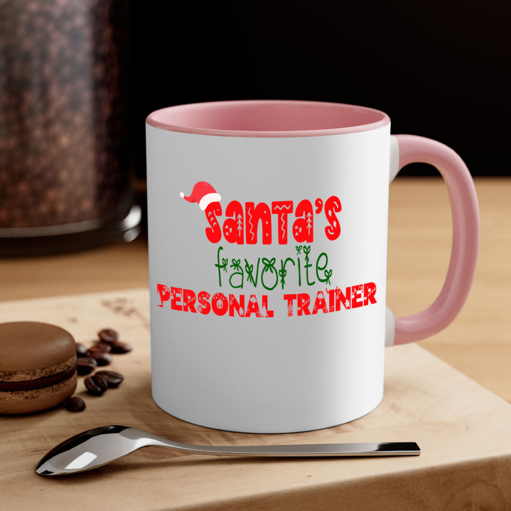 santas favorite personal trainer style 1007#- christmas-Mug / Coffee Cup