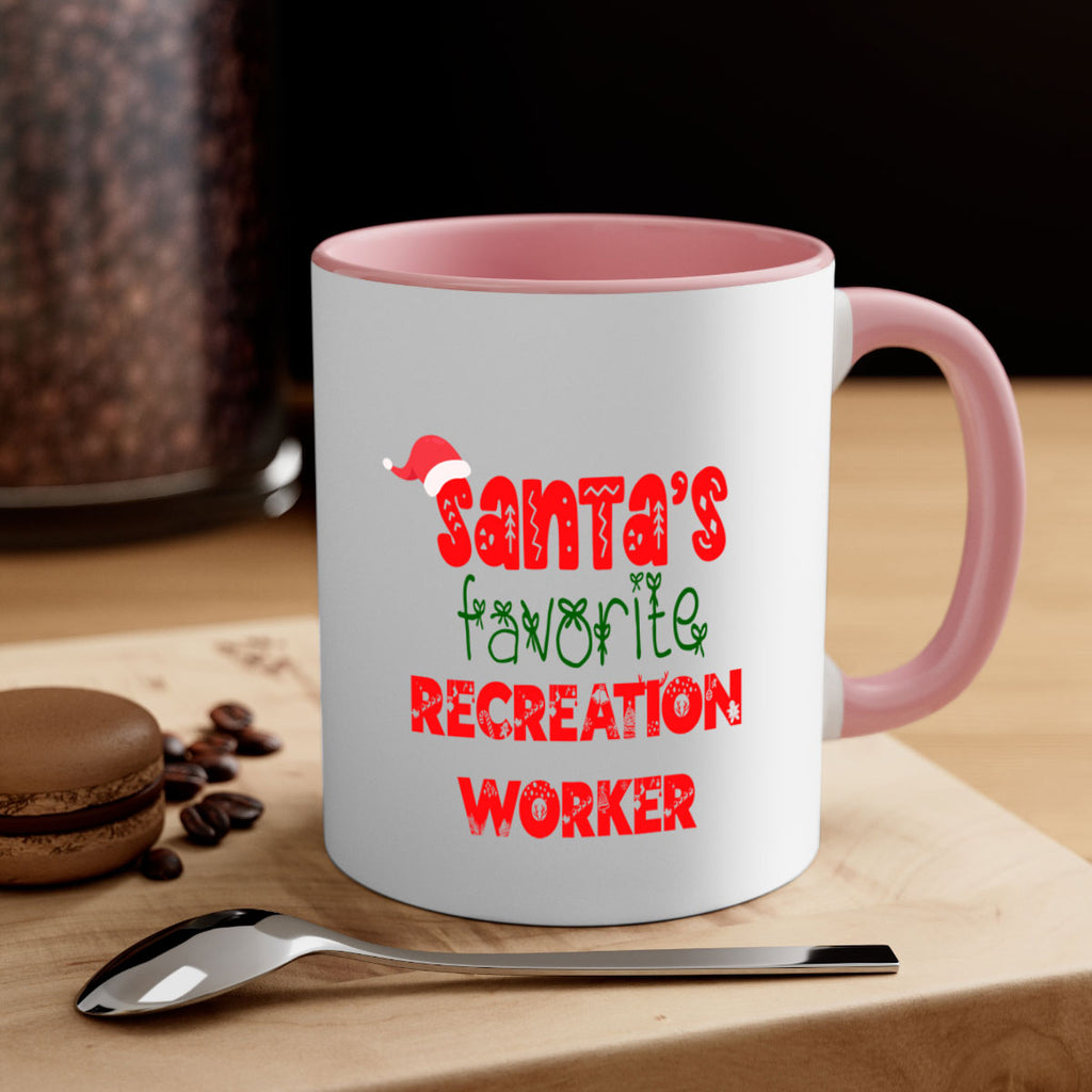 santas favorite recreation worker style 1059#- christmas-Mug / Coffee Cup