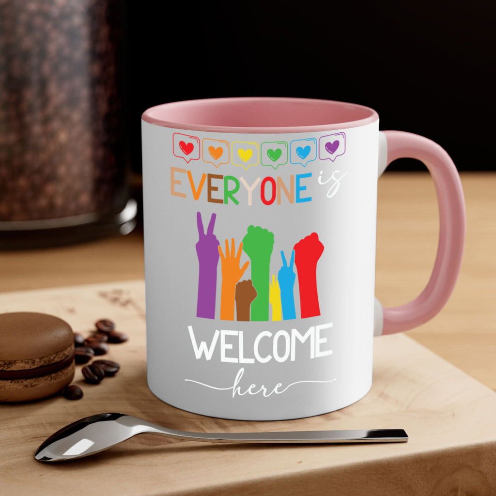 unity day everyone is welcome lgbt 7#- lgbt-Mug / Coffee Cup