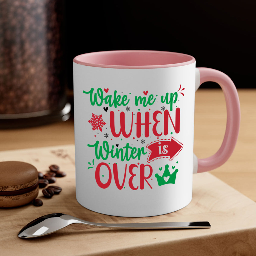 wake me up when winter is over style 1224#- christmas-Mug / Coffee Cup