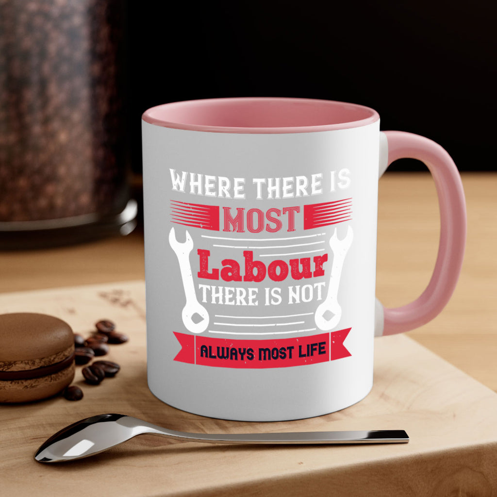 where there is most labour there is not always most life 10#- labor day-Mug / Coffee Cup